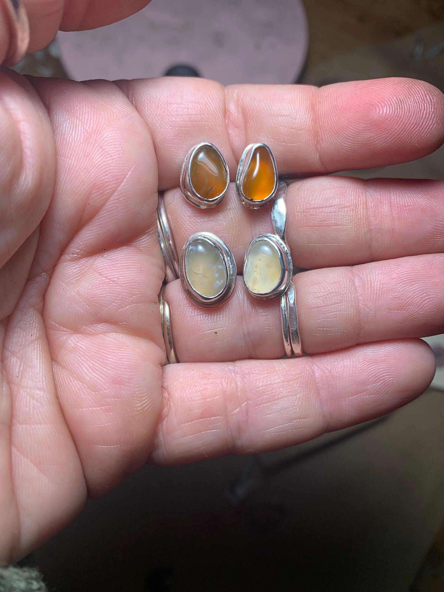 Custom Agate Jewelery