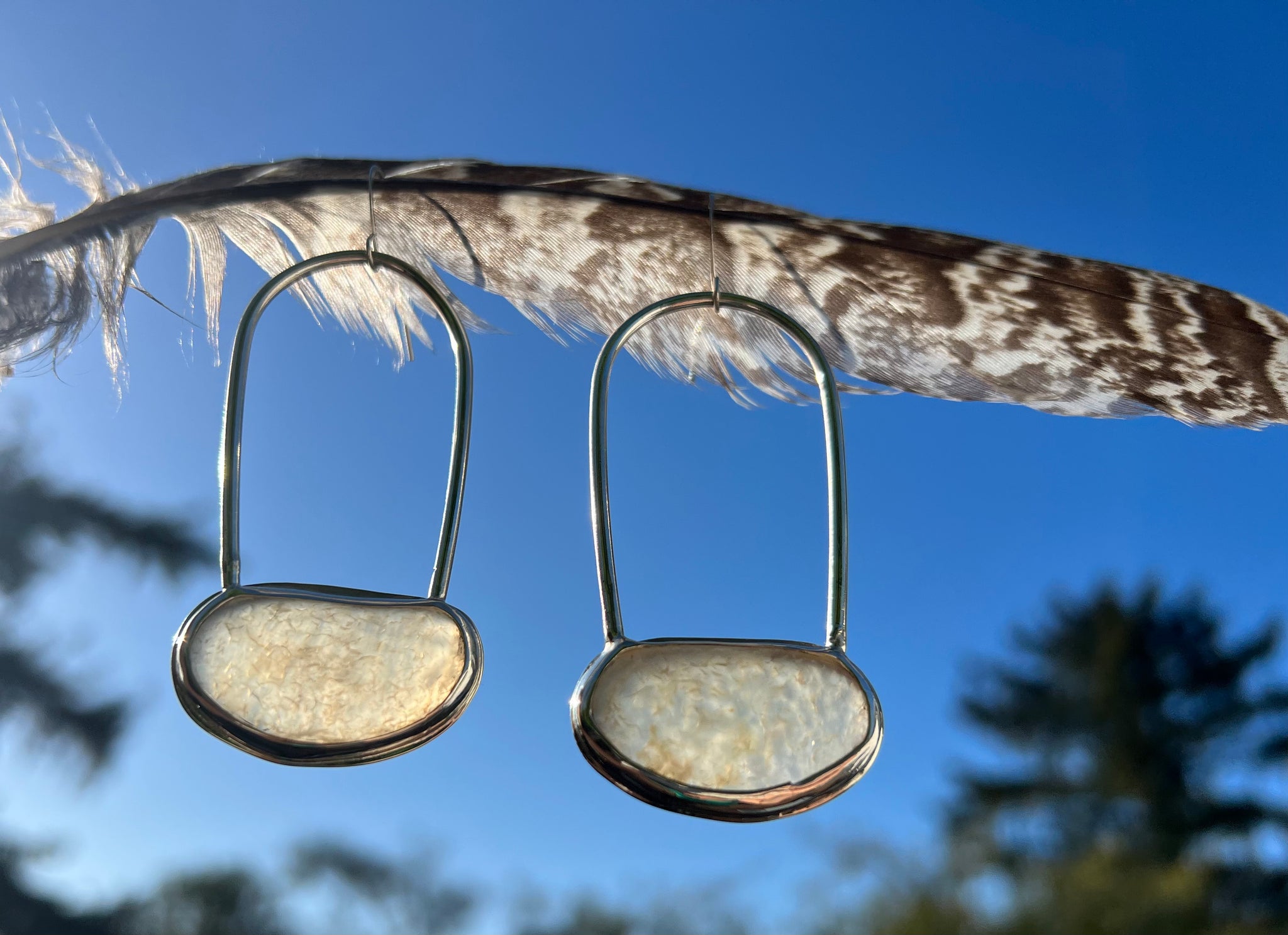 North Coast Agate Sterling Silver Earings